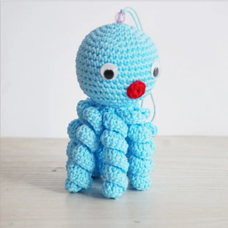 Осьминог ручной работы детские мягкие плюшевые животные игрушки куклы милые