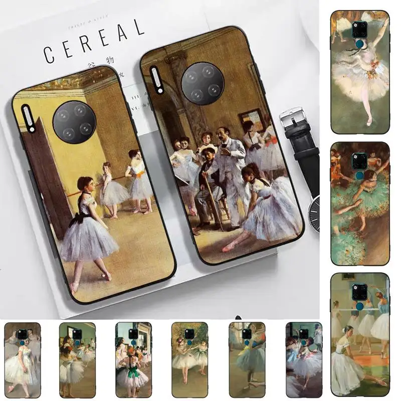 

FHNBLJ The Ballet Class Edgar Degas Printed Phone Case for Huawei Mate 20 10 9 40 30 lite pro X Nova 2 3i 7se