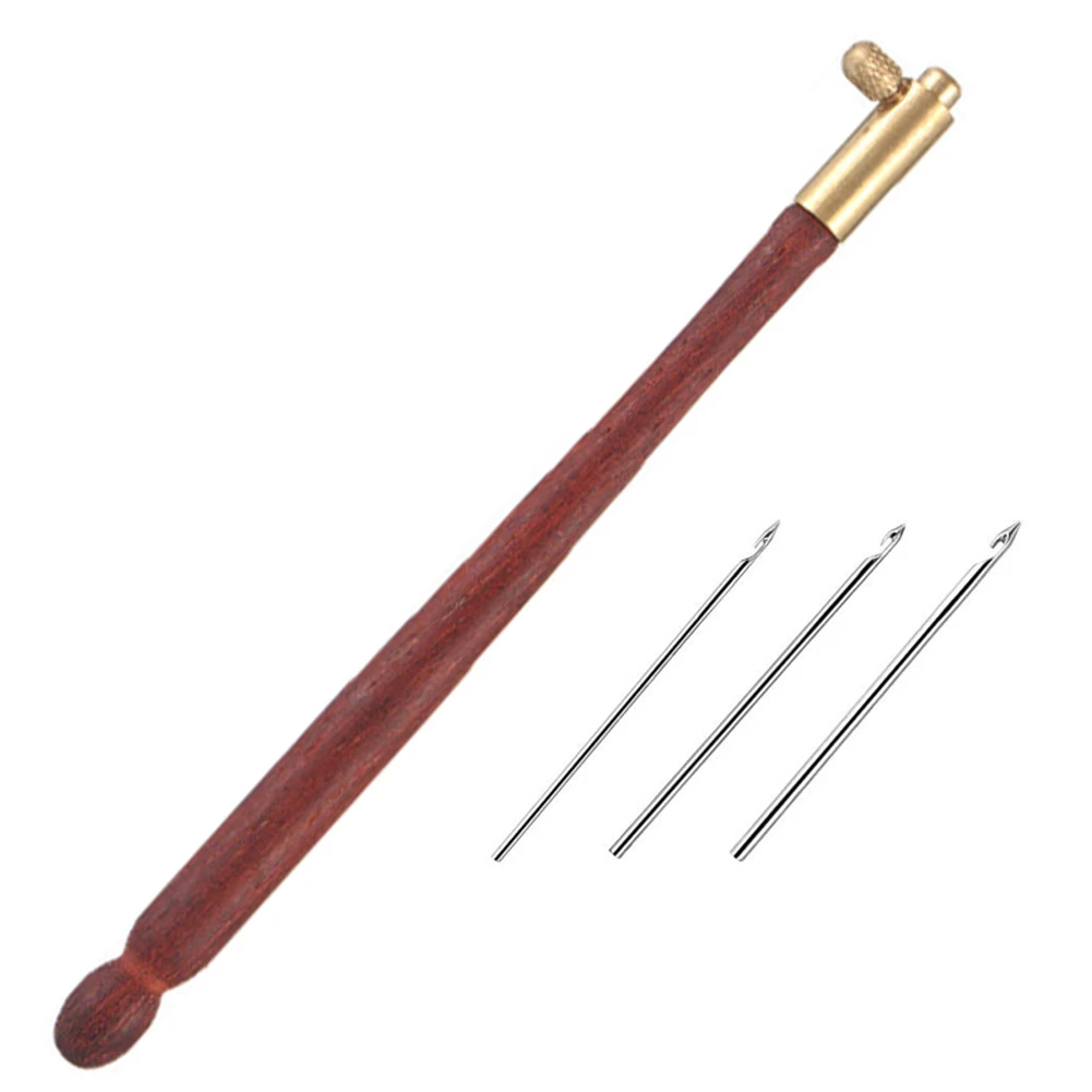 Лидер продаж крючок для тамбурного плетения с 3 иглами 70 100 120 набор инструментов