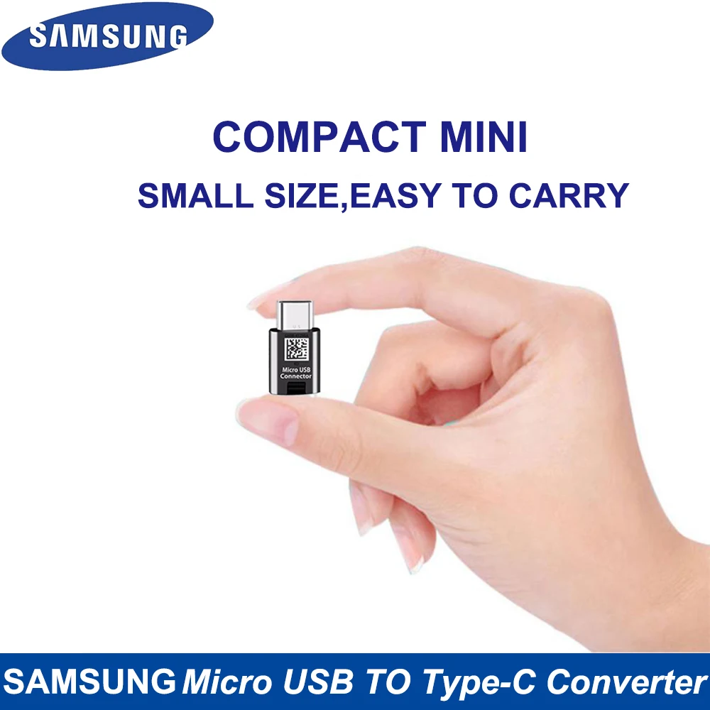 Переходник Samsung Micro USB в Type C оригинальный кабель c быстрое зарядное устройство Galaxy