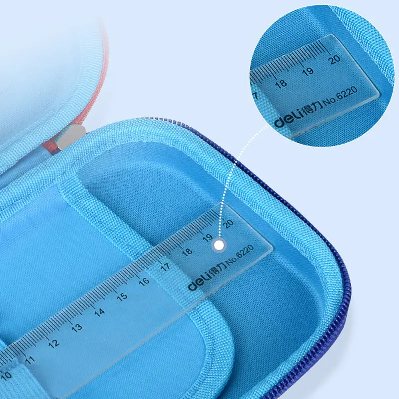 Larger Capacity 3D Space Pencil Case EVA Pen Pouch Stationery Box Anti-Shock for School Students Girls Kids Stationary Gifts