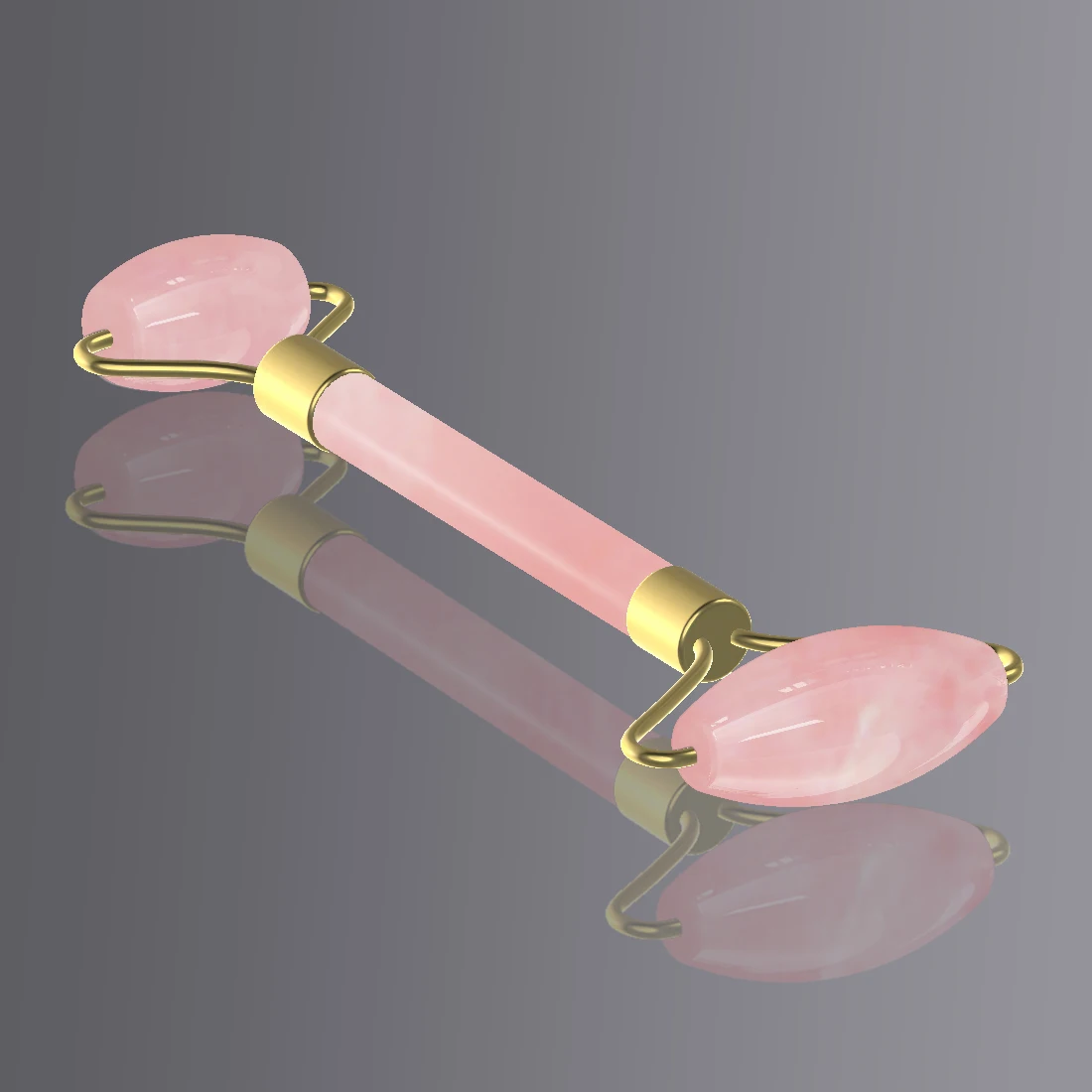 

3 in 1 Rose Quartz Guasha Massager Facial Massage Roller Natural Jade Guasha Board Face Eye Massage Scraper Roller
