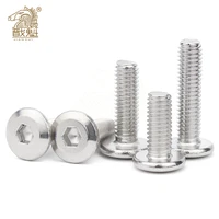 304 stainless steel inner hex screws flat bevel hexagon socket machine screw bolt fastening nail m3 m4 m5 m6 m8 m10