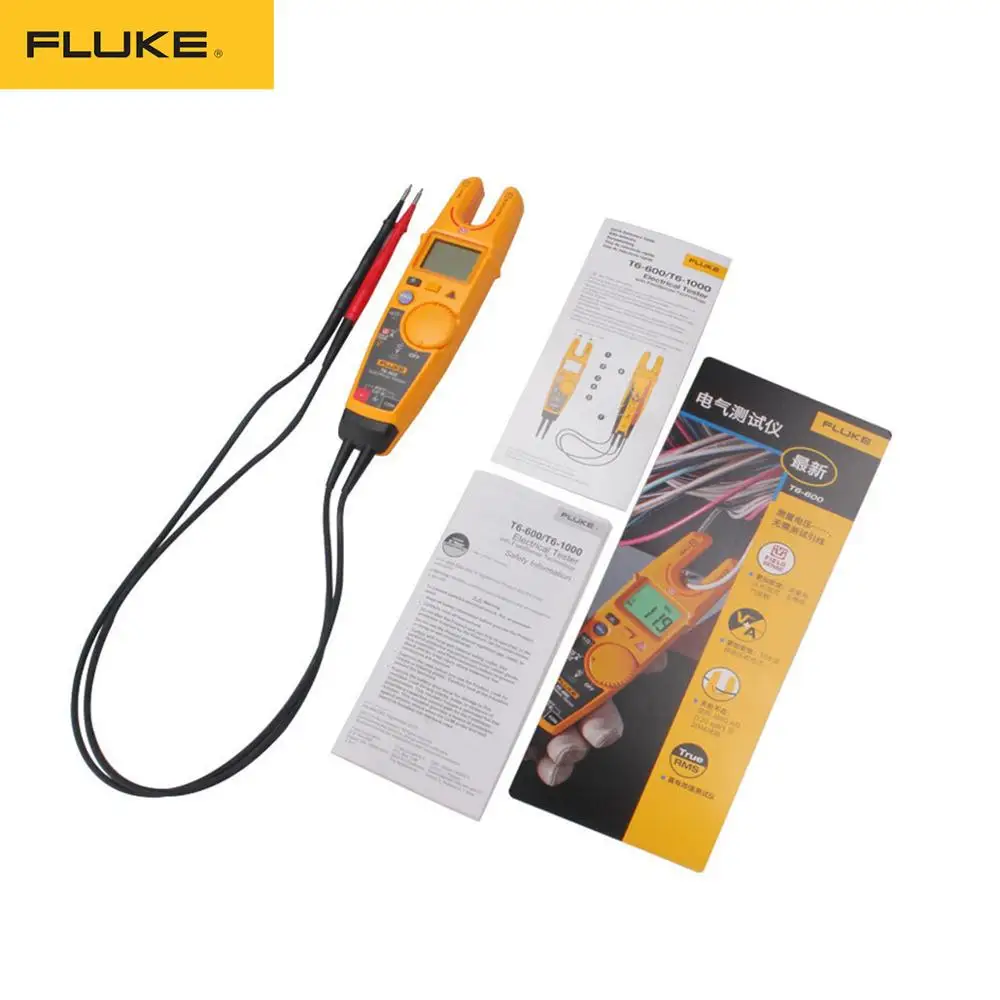 Fluke портативный мультиметр непрерывность электрического напряжения высокая