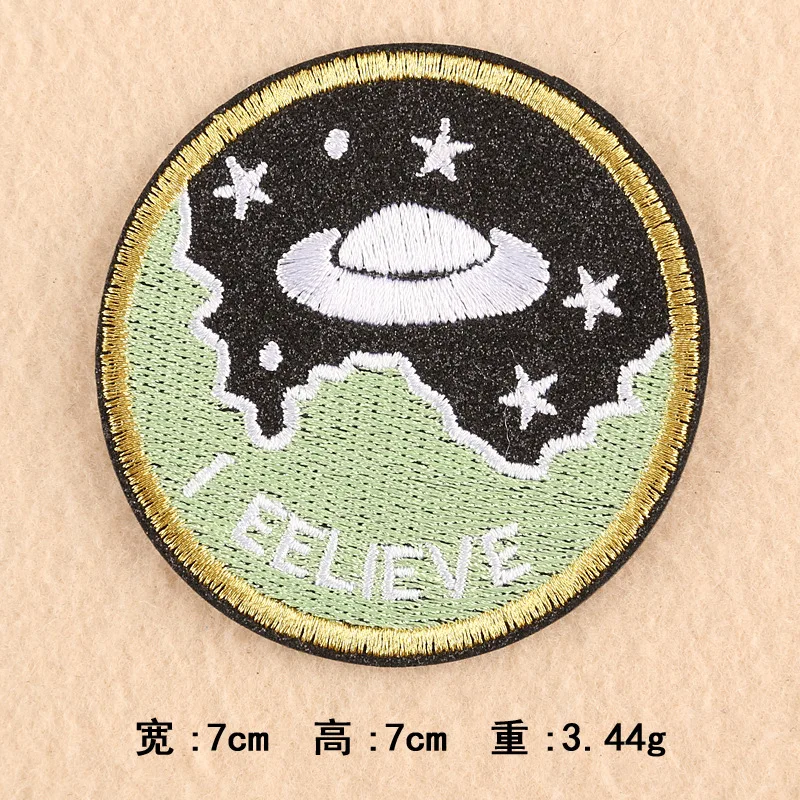 

New Embroidered Patch DIY Accessories Aviation Planet Astronaut Cloth Badge Patch Embroidered Cloth Stickers Iron on Patches New