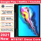 Новинка, 10 дюймов планшет Deca Core, размер экрана с двумя sim-картами 4G, Телефонный звонок 6 ГБ Оперативная память 128 Гб Встроенная память Wi-Fi Bluetooth 1920X1200 IPS 10,1 Android Планшеты ПК