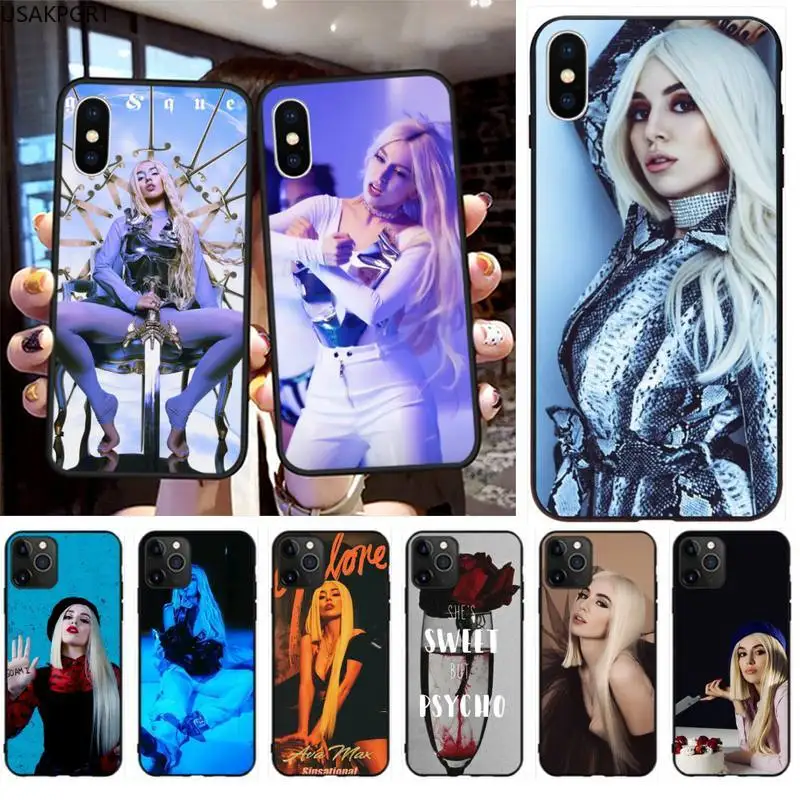 Чехол для телефона Ava Max Sweet But Psycho iphone 12 pro max 11 XS MAX 8 7 6 6S Plus X 5S SE 2020 XR|Бамперы| |