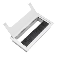 aluminum alloy wire box cable channel arrangement box used for computer desk office cable organization and management