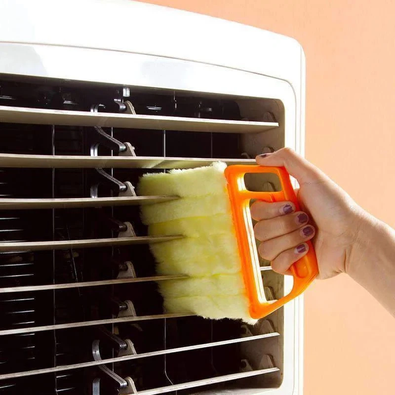 

Щетка из микрофибры для очистки оконных штор, щетка для очистки слепых лезвий от пыли кондиционера, моющиеся тканевые щетки