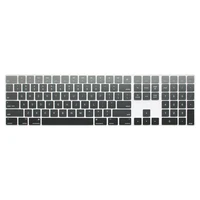 silicone keyboard cover keypad skin protector for apple magic keyboard with numeric keypad a1843 mq052lla released in 2017