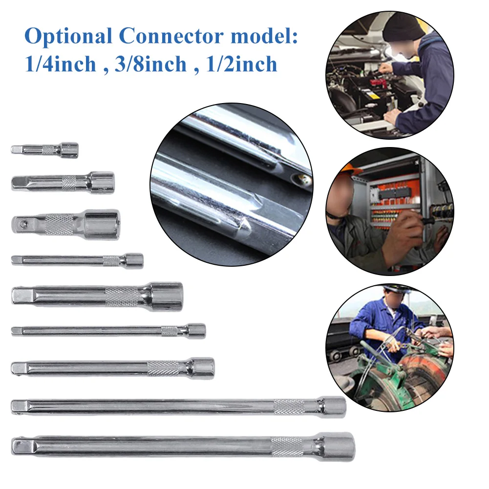 

1/4-1/2in Extension Rod Sockets Wrenches Extension Tool Extend Bars Socket Set
