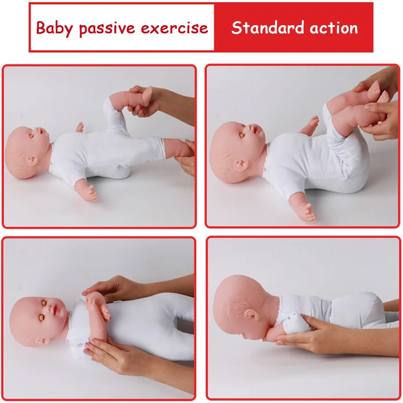 Кукла реборн 50/60 см с тканевым телом Реалистичная для обучения младенцу мягкая на