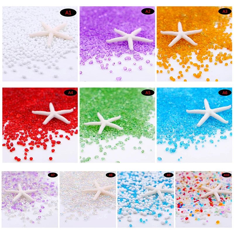 100g Micro Ландшафтный садовый декор аквариум с песком mini Stone миниатюрный орнамент |