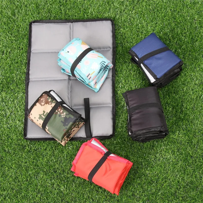 

Portable Folding Camping Mat Waterproof Oxford Cloth Foam Sitting Pad Beach Mat Outdoor Prevent Dirty Hiking Small Picnic Seat
