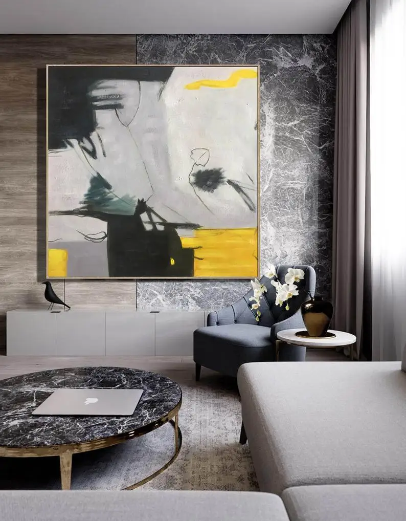 Goedkoop Grote Olieverf Abstract Modern Schilderij Extra Grote Wall Art Hostel Decor Film Voor Muur No Frame Decoratieve Canvas