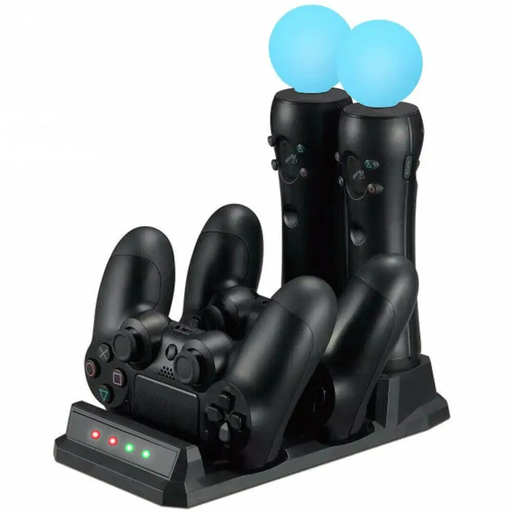 

Станция OSTENT 4 в 1 для быстрой зарядки геймпада PS4 PS VR