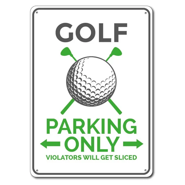 

Golf Parking Sign Metal Tin Sign Metal Sign,Golfing Decor, Golfer Sign, Golf Ball Decor, Golf Lover Gift