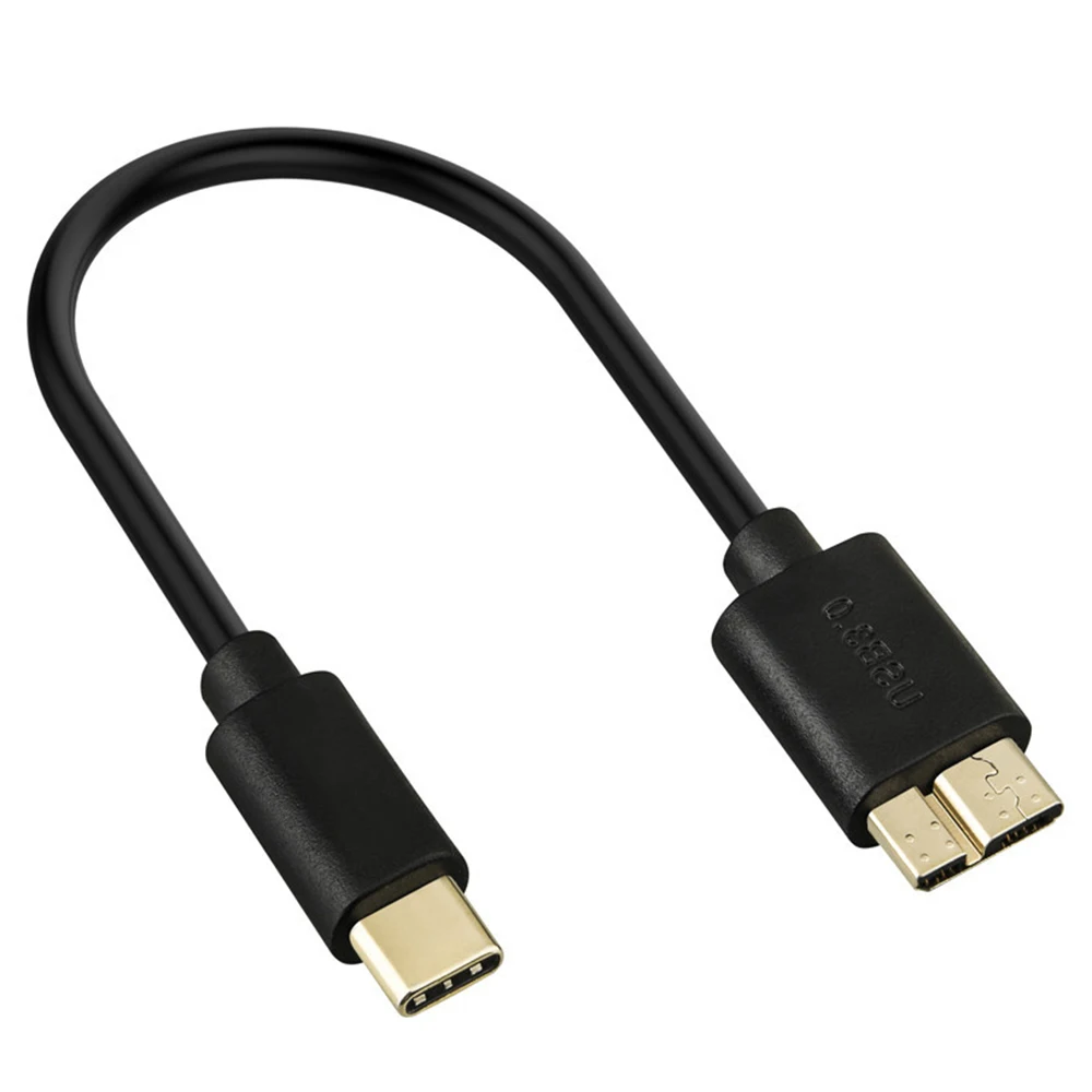 

Кабель FONKEN с USB Type C 3,1 на Micro B 3,0 для Samsung NOTE 3, S5, 2,5 дюйма, кабель для жесткого диска, кабель для планшета Micro B, аксессуары для ПК