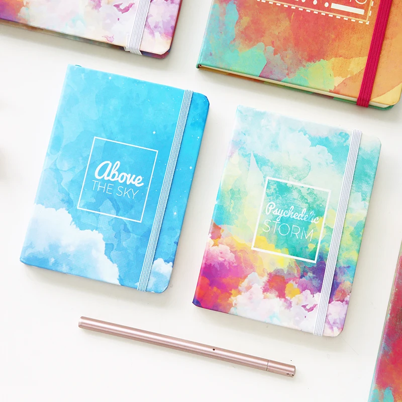 "Над небом" красивая твердая обложка с подкладкой Freenote Journal Study Diary notebook Journal канцелярские товары подарок