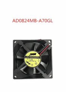 For ADDA AD0824MB-A70GL DC 24V 0.10A 80X80X25mm 2-wire Server Cooling Fan
