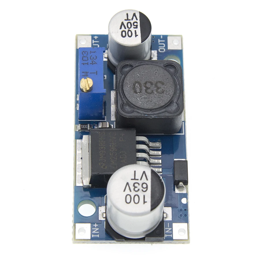 Новый Регулируемый понижающий преобразователь LM2596HVS LM2596 HV LM2596HV модуль питания 4 5