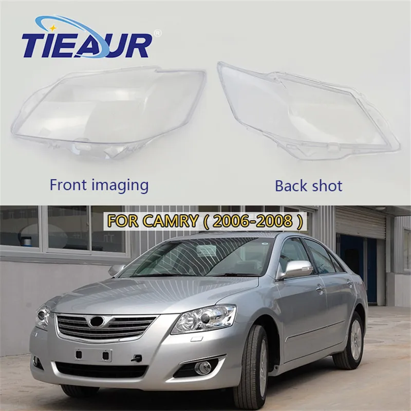 4 двери Автомобильная фара пластиковая прозрачная крышка объектива для Camry 06-19