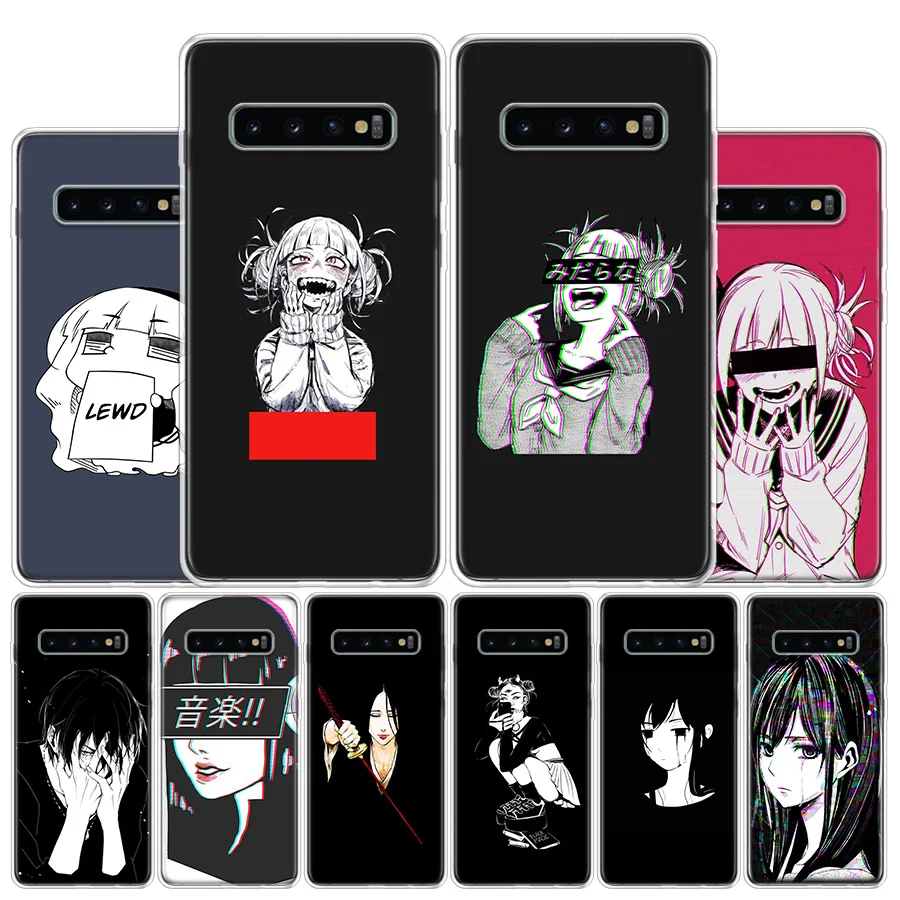 Чехол для телефона LEWD Sad с японским аниме Samsung Galaxy S10 S20 Ultra Note 10 9 8 S10E S9 S8 S7 Edge J4 J6 J8 Plus