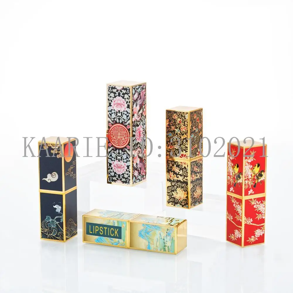 

10/30/50pcs Magnetic Buckle Tube Square Empty Lipstick Tube 12.1mm DIY Homemade Material Cosmetics Refillable Container Lipstick