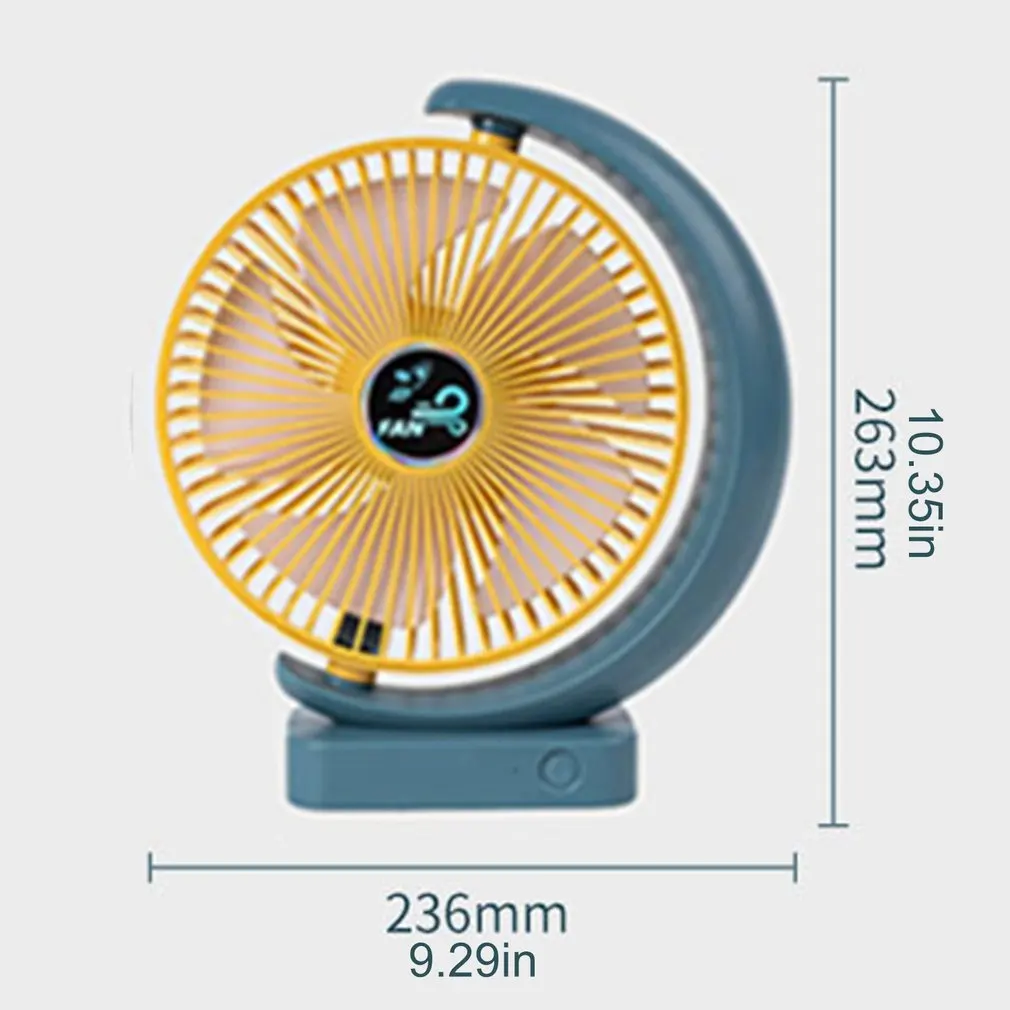 

Ultra-Quiet Desktop Fan 120 Degree Wide-Angle 3-Speed Adjustable Desktop Fan 8" Portable Air Circulation Fan