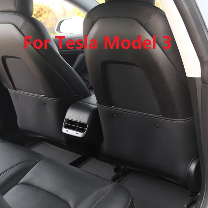 Защитный коврик для автомобильного сиденья чехлы заднего Tesla Model 3 аксессуары