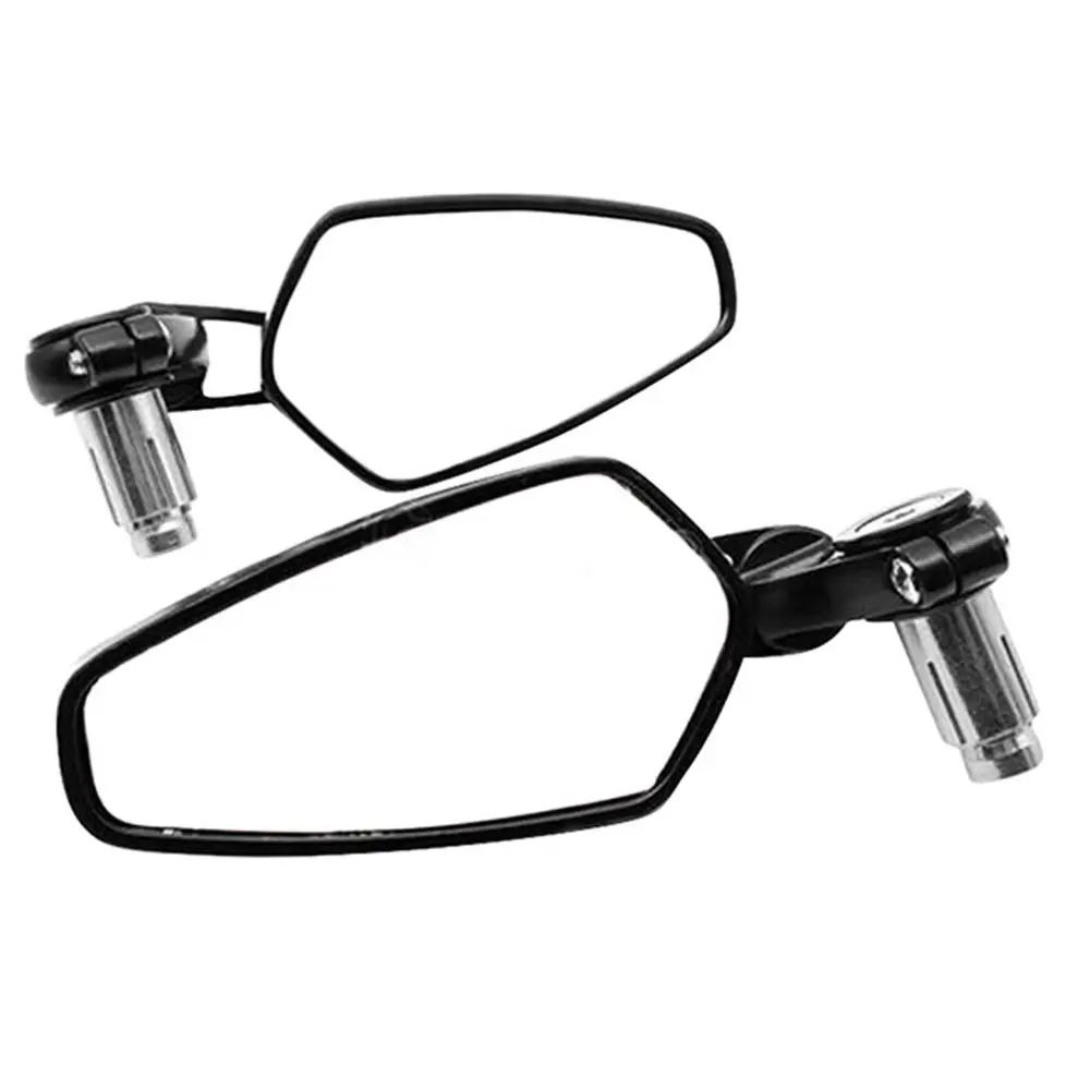 Semspeed Universal Motorcycle CNC Rear View Handle Bar End Black Side Rearview Mirrors 2pcs/lot Fits For Triumph Speed Triple | Автомобили