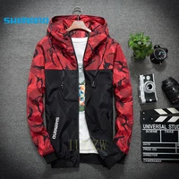 shimanos fishing wear breathable sport fishing clothing mens fishing clothes thin outerwear camouflage jacket sun protection