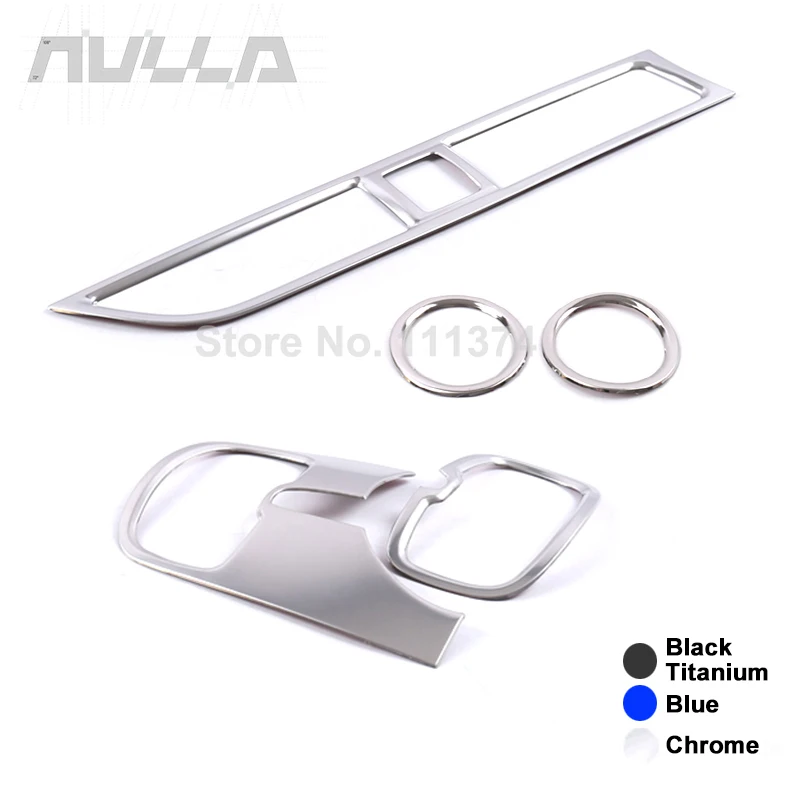 

NULLA хромированный Автомобильный интерьер вентиляционное отверстие Декор Рамка Защитная крышка отделка для Kia Rio 4 X-Line X Line 2017 молдинги аксесс...