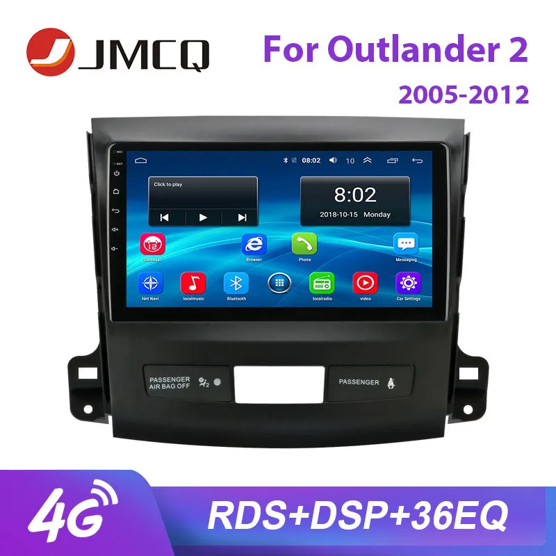 JMCQ 9 &quotдля Mitsubishi Outlander 2 2005-2012 автомобильный Радио 2G + 32G RDS Android плеер GPS Мультимедиа