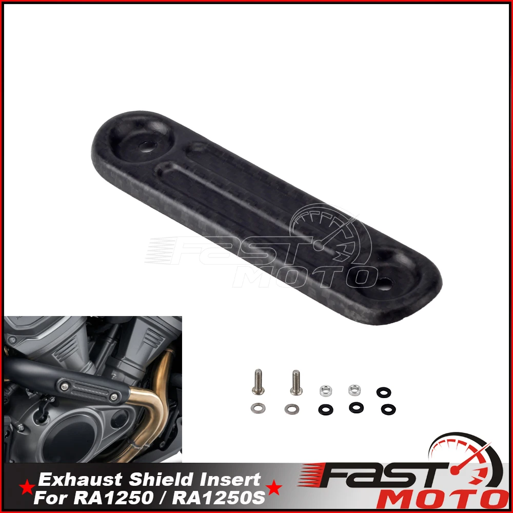 

Motorcycle Carbon Exhaust Shield Insert Decoration For Harley Pan America 1250 S PA1250 S PANAMERICA1250 2021 Accessories Parts