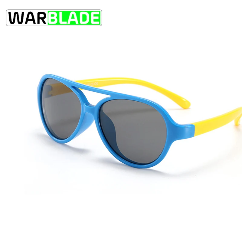 Модные Детские поляризованные солнцезащитные очки WarBLad UV400 для мальчиков и