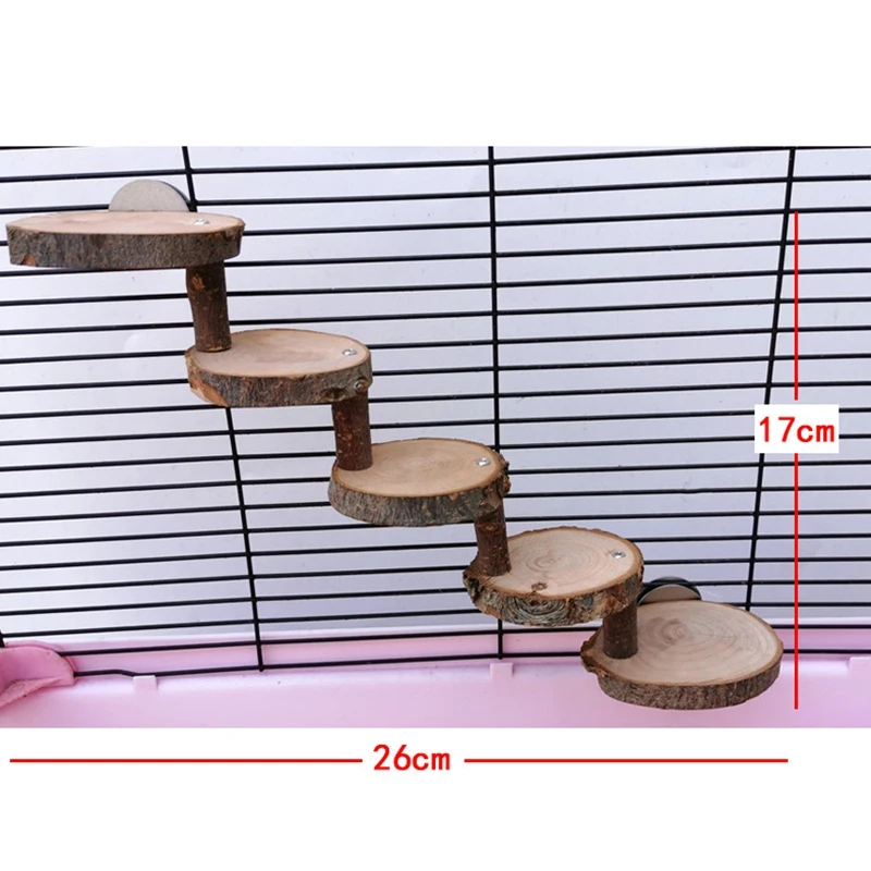 Деревянная лестница для хомяков деревянные принадлежности клетки игрушек
