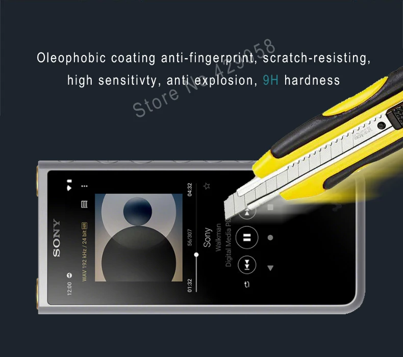 Защитная пленка из закаленного стекла для SONY Walkman NW ZX500 ZX505 ZX507|Защитные стёкла и