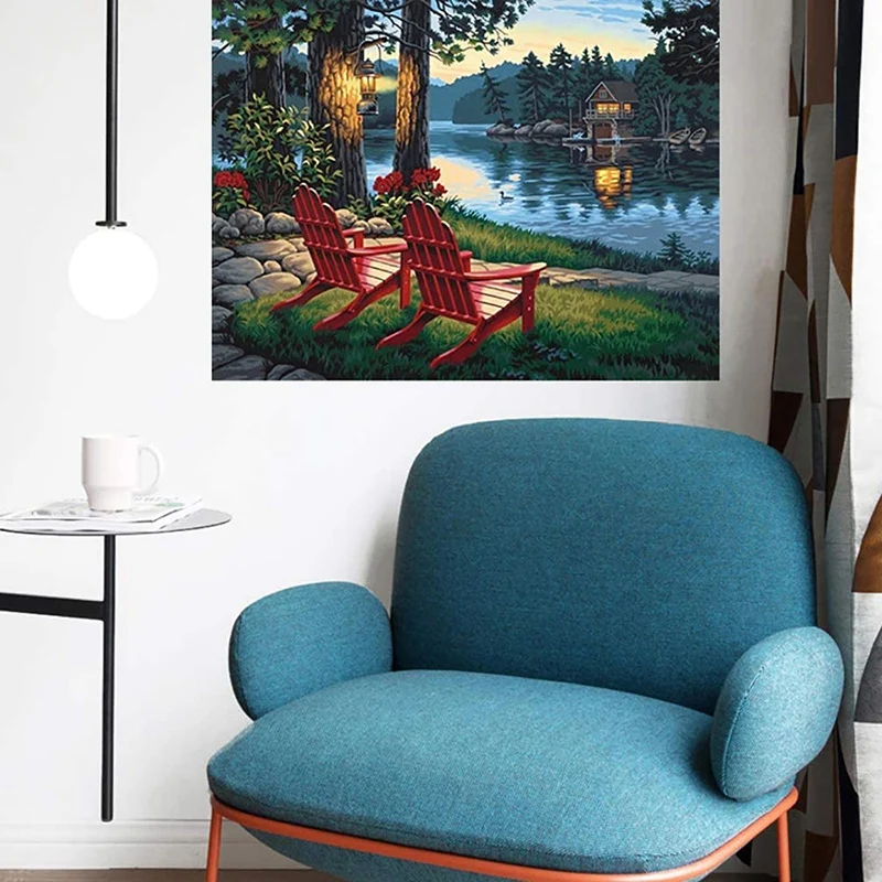 Набор для рисования по номерам взрослых 16 х20 дюймов набор акриловыми красками