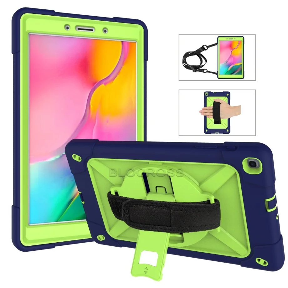 

For Samsung SM-T290 case 8.0"inch T290 T295 Silicon shockproof tablet Stand Capa Cover for Samsung Galaxy Tab A 8.0(2019)SM-T290