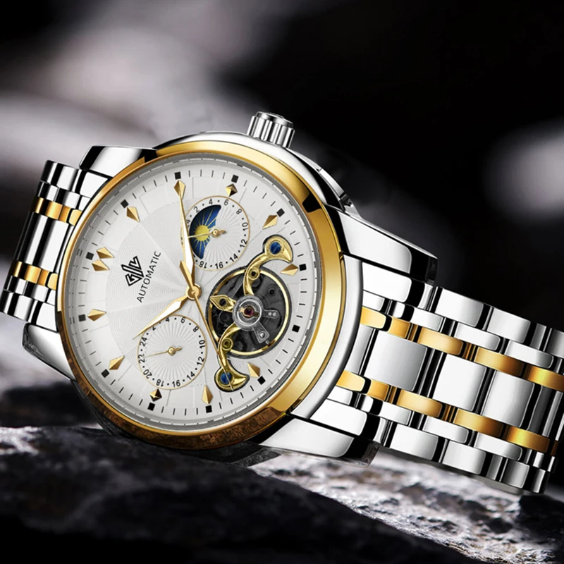 GIV мужские часы 2020 Роскошные водонепроницаемые механические Мужские
