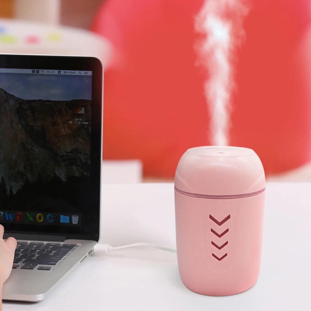 Ультразвуковой увлажнитель воздуха 220 мл аромараспылитель USB со светодиодной