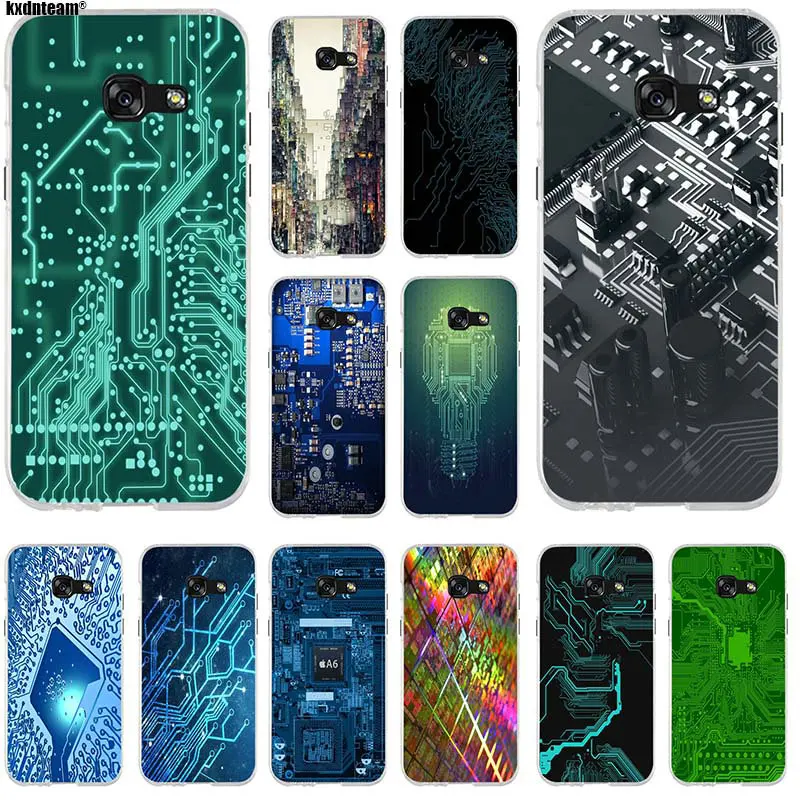 Компьютерная батарея печатная плата силиконовый мягкий чехол для телефона из