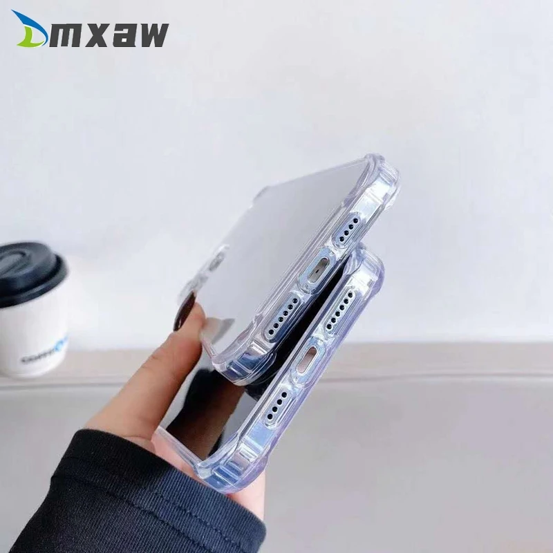 Прозрачный защитный чехол для телефона Samsung Galaxy A01 Core A11 M11 M31 M21 M30S J7 J710 J510 J6 J4 Plus