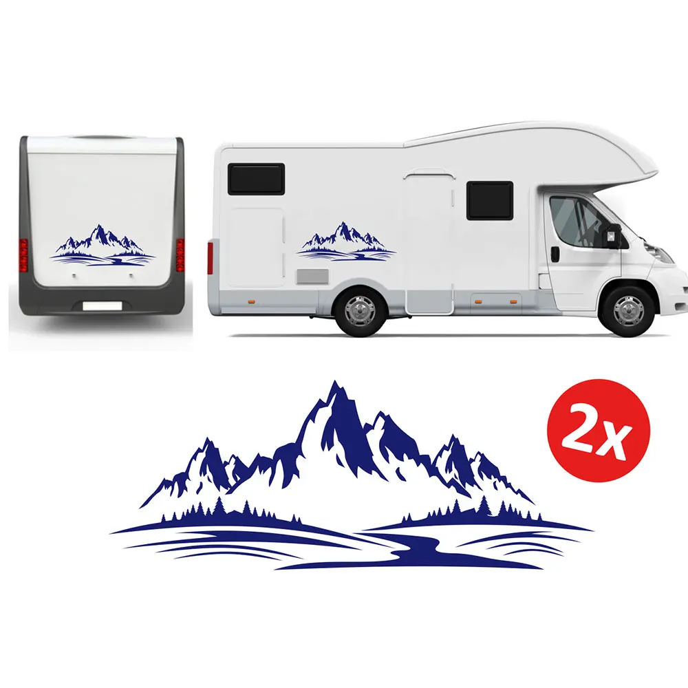 Camper наклейки Alps горы Бавария tu 88200|Наклейки на автомобиль| |