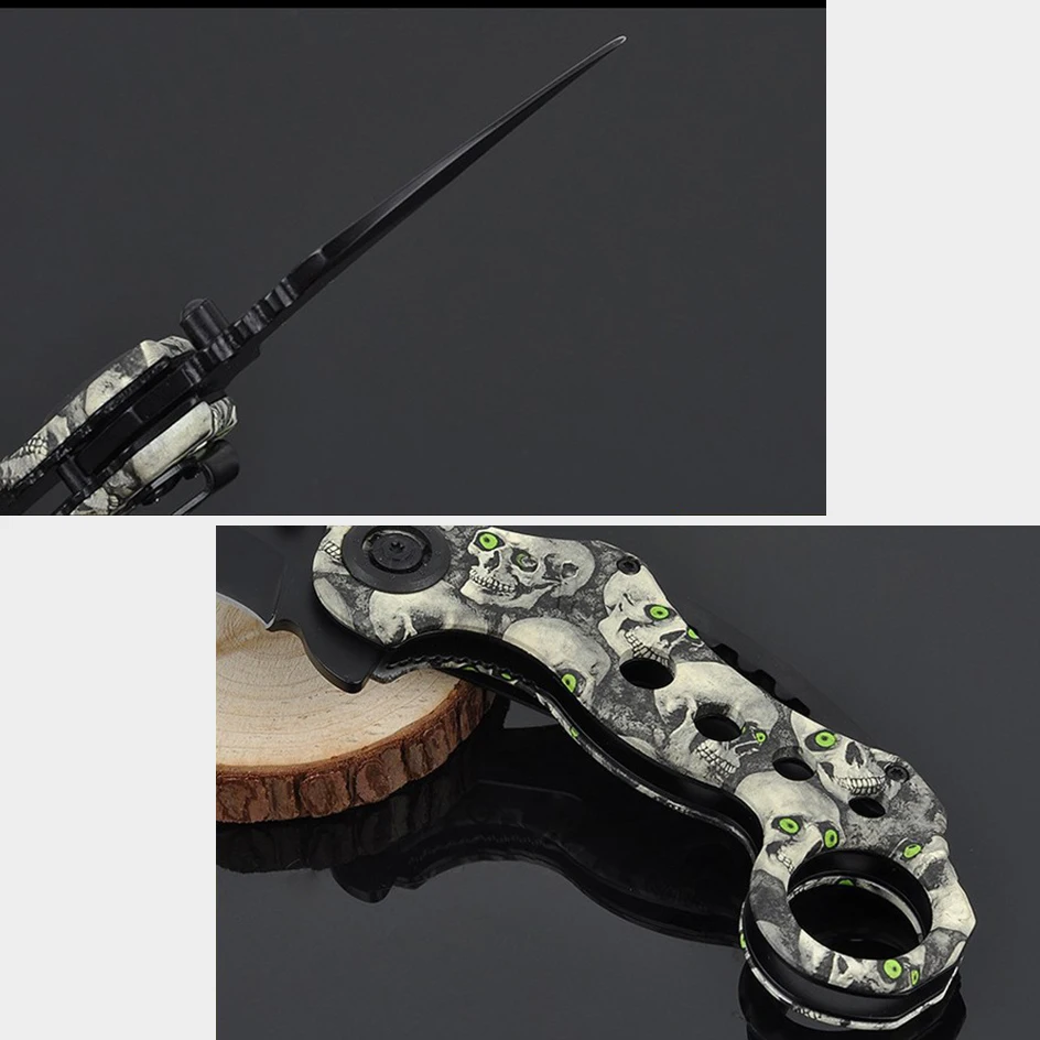 

CS GO Folding Karambit Knife Survival Hunting Tactical Claw Knifes Self Defense EDC Pocketknife Camping Tool Aviation Aluminum