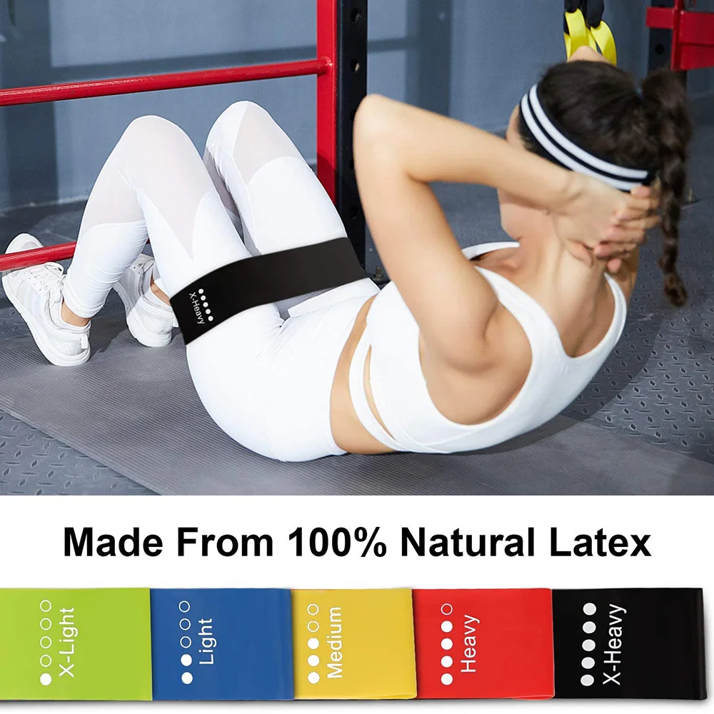 Тренировочная лента для фитнеса Резиновая упражнений в спортзале эластичные