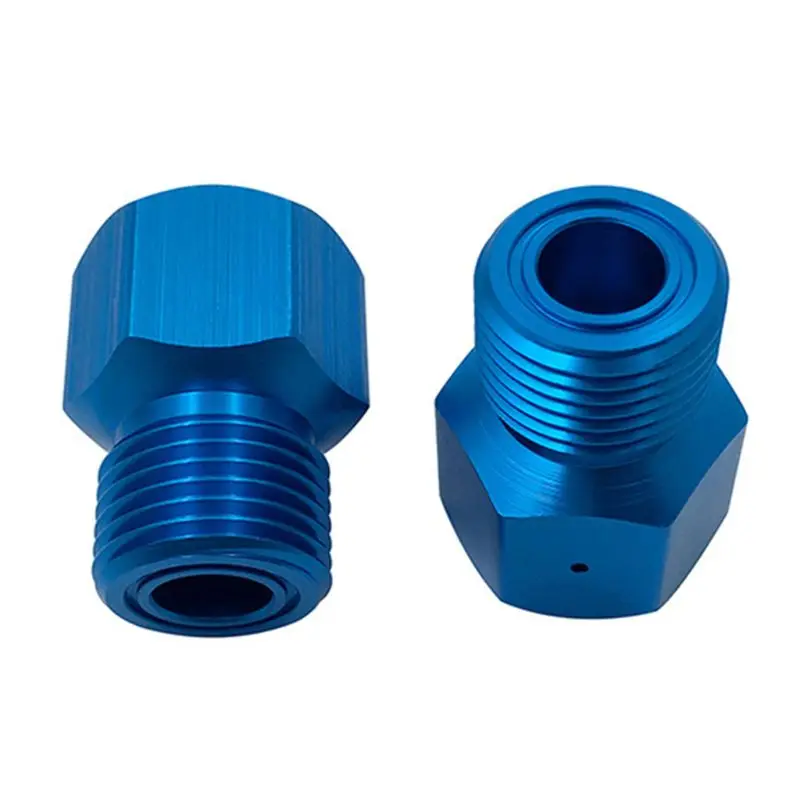 

Two-way CO2 Paintball Tank CGA 320 Thread Blue Adapter Convert for G1/2-14 Thread