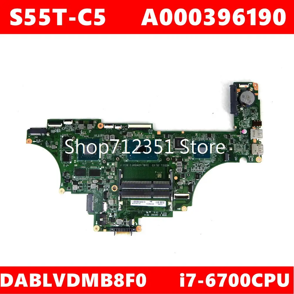 Материнская плата A000396190 для ноутбука TOSHIBA S55T-C5 DABLVDMB8F0 протестированная