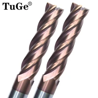 tuge milling cutter hrc55 cnc tools length 150mm 4 flute flat end mills carbide tungsten metal alloy milling cutter 6 8 12mm